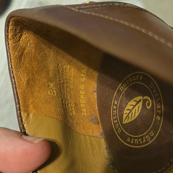 Nurture Gardner Leather Laser Cut Loafer sz 8M - Picture 5 of 5